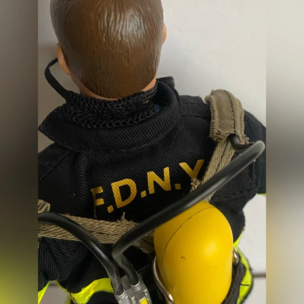 Real Hero’s FDNY Fire Zone Firefighter 12” action figure 9/11 New York City 2001